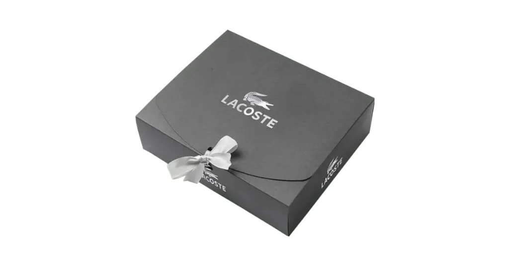 Packaging de lujo personalizado - Ecobolsa - Lacoste