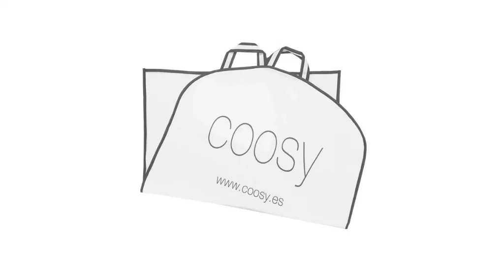 Porta trajes personalizado para empresas, Ecobolsa - Coosy